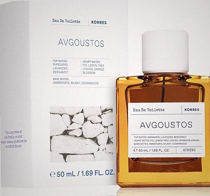 Korres AVGOUSTOS Eau De Toilette Fragrance 1.69 fl oz / 50ml Perfume New in Box