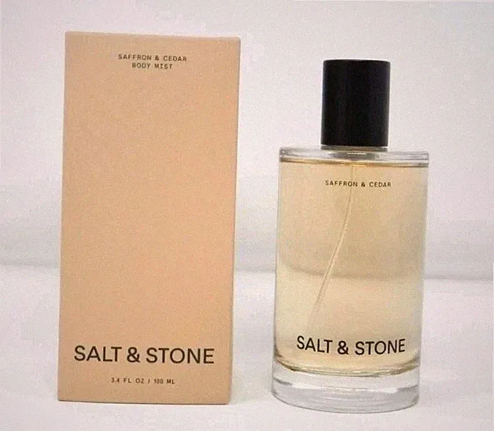 Salt & Stone Saffron & Cedar Body Mist Unisex 3.4 fl oz 100ml Spray New in Box